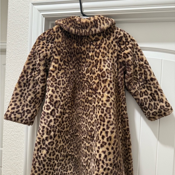 American Girl Leopard Print Coat with Red Lining - Picture 4 of 8